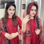 Agha Noor Premium Party Dress - 02 ( Maroon Color )